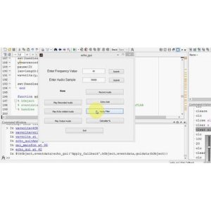 Echo Cancellation in Audio Signal using MATLAB