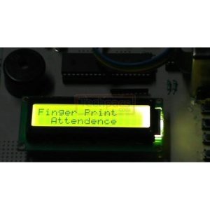 Biometric Attendance Management System with Thumb Scanner and Real-Time Clock Integration