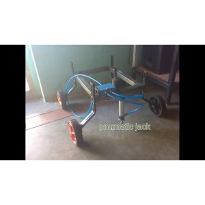 Integrated Four-Wheel Electro-Pneumatic Jack System for On-the-Go Tyre Changing