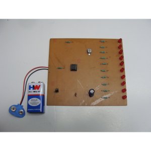 Dancing Lights Controlled by 555 Timer