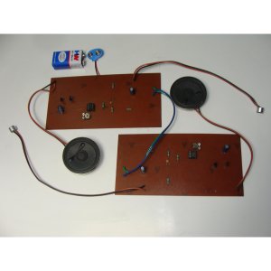 Wireless Voice Communication System: End-to-End Sound Transmission with Signal Amplification