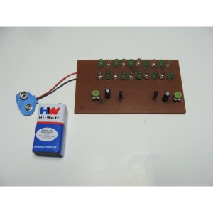 Synchronized Disco Lighting System: Dynamic LED Control with Dual NPN Transistors