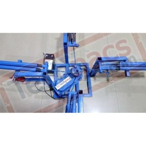 Automated Four Bar Hacksaw with Scotch Yoke Mechanism for Enhanced Cutting Efficiency