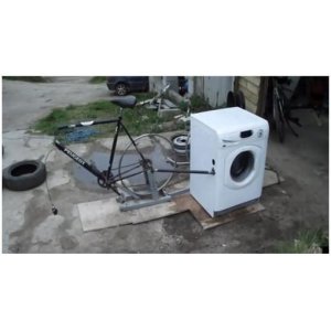 Sustainable Laundry Solution: Pedal-Powered Washing Machine
