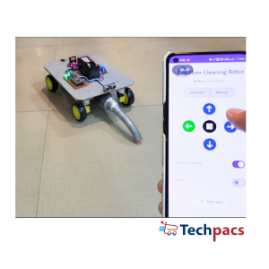 ESP32-Powered Smart Vacuum Cleaner Robot Controlled via Android App