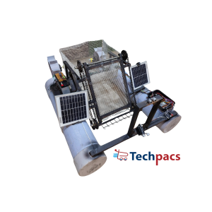 Solar-Powered IoT Robot for Cleaning Aquatic Waste in Lakes and Rivers