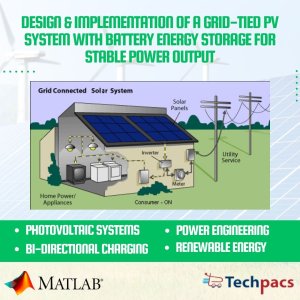 Design and Implementation of a Grid-Tied PV System with Battery Energy Storage for Stable Power Output Using Hybrid BESS-PV Algorithm