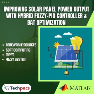 Improving Solar Panel Power Output through Hybrid Fuzzy-PID Controller and BAT Optimization