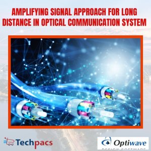 Amplified Long-Distance Optical Communication System with Two-Level Amplification and Filtration Algorithm