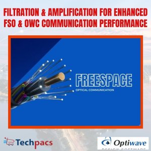 Filtration and Amplification for Enhanced FSO and OWC Communication Performance